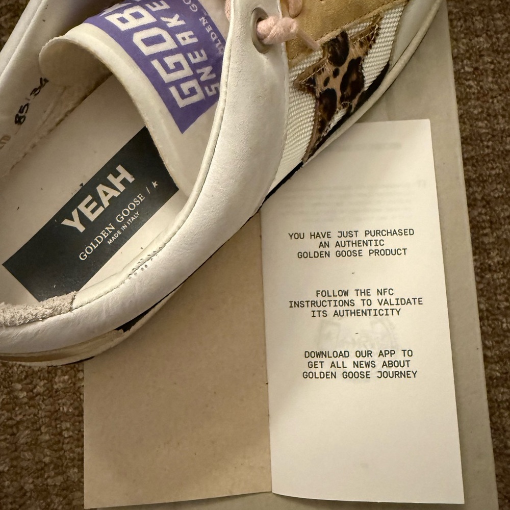 Golden Goose YEAH women’s sneakers 39 LIMITED PRODUCTION 85/348 - Picture 14 of 16